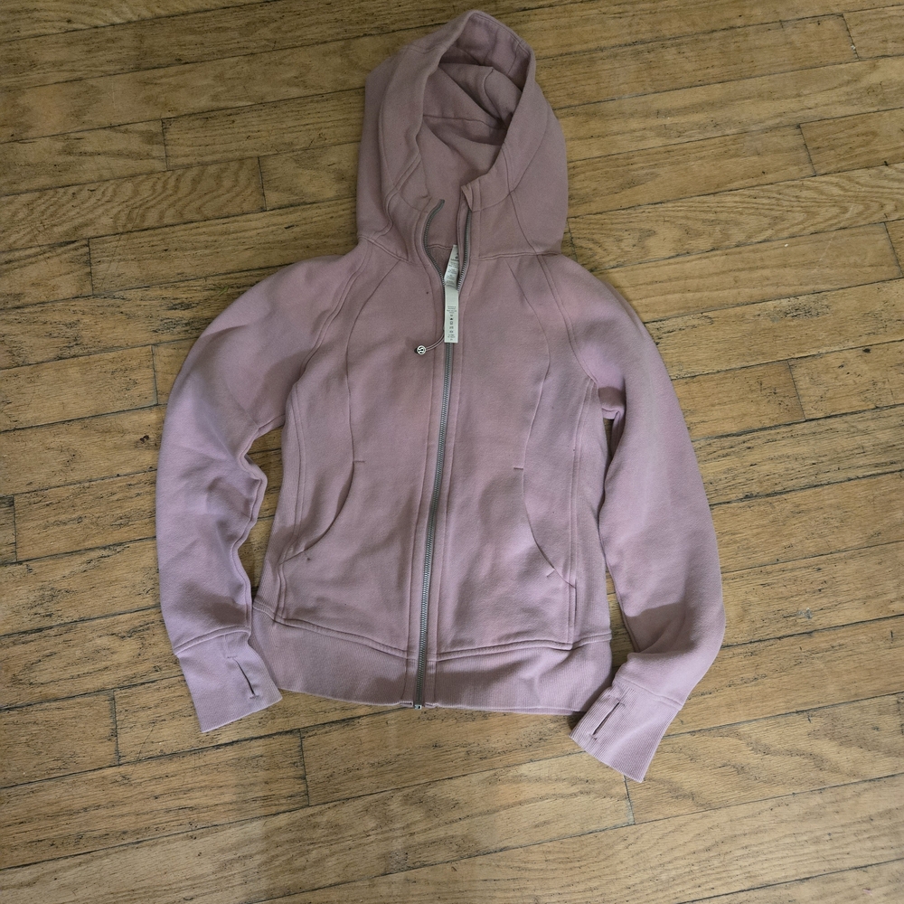 lululemon athletica Soft Pink Hooded Jacket